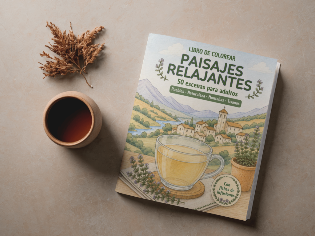 Libro de colorear Paisajes Relajantes